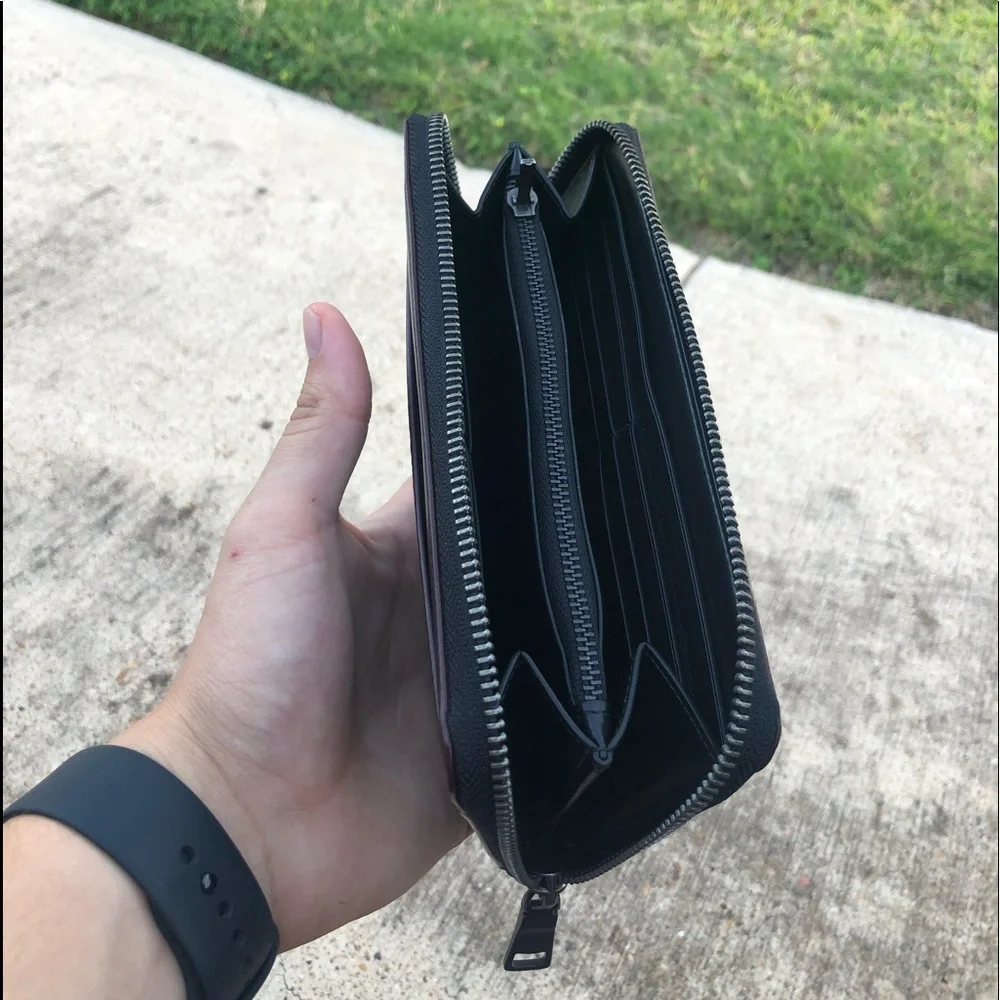 Black Coach Leather Jacket Unisex In perfect conditions - Picture 3 of 8